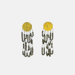 Heather Guidero Deco Tangle Earrings Luxe Edition in Pyrite - Big Bag NY