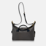 Roberta Pieri Bauletto Mini in Tatami Navy - Big Bag NY