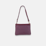PLINIO Dual Compartment Crossbody Bag in Bordo - Big Bag NY