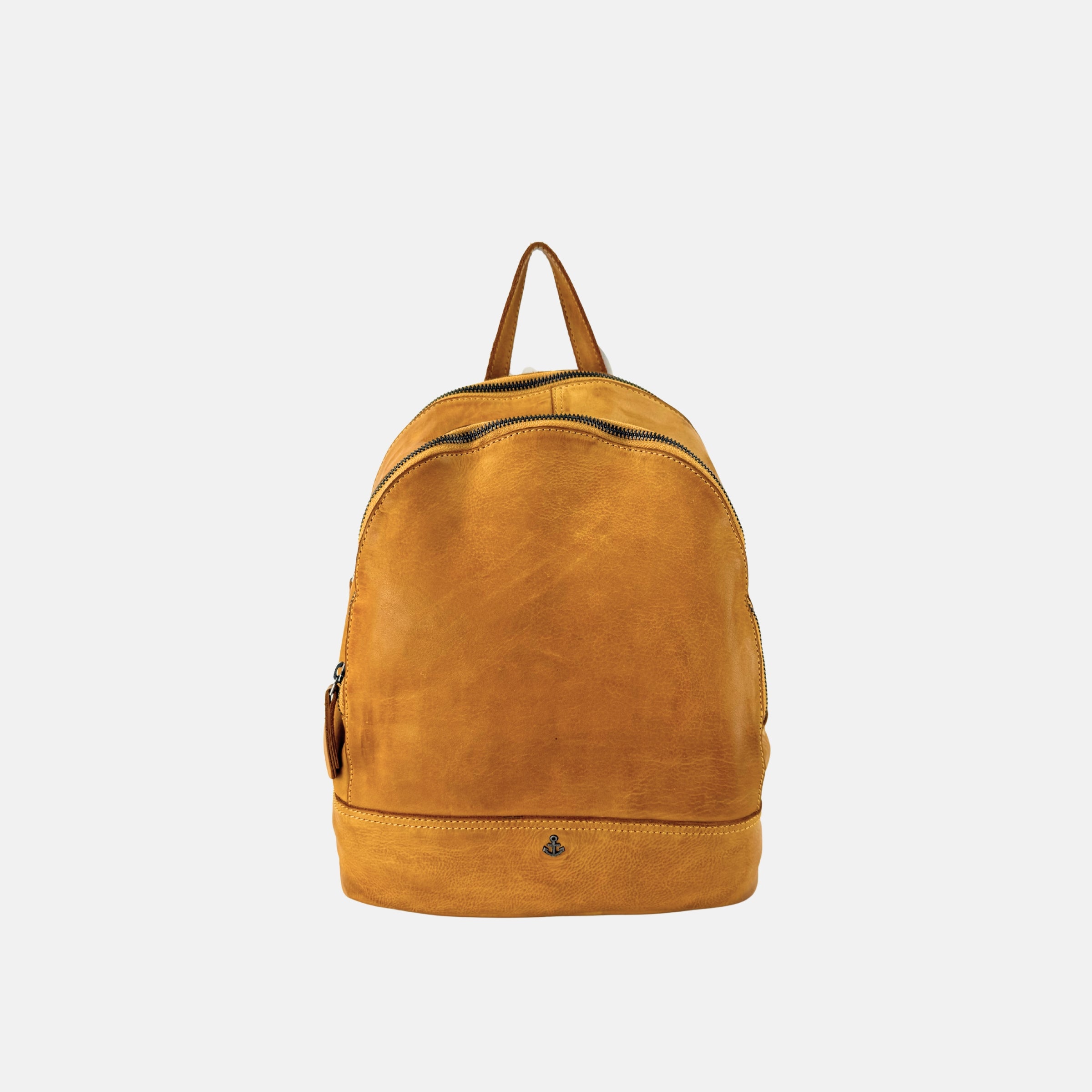 big brown leather backpack The Cohona - Vintage Rucksack laptop compartment can accommodate a 17.3 inch laptop Vintage Handmade Full Grain Brown