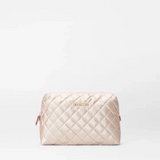 MZ Wallace Mica Cosmetic Case in Pale Rose Gold - Big Bag NY