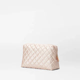 MZ Wallace Mica Cosmetic Case in Pale Rose Gold - Big Bag NY