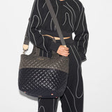 MZ Wallace Medium Metro Tote Deluxe in Black Magnet - Big Bag NY