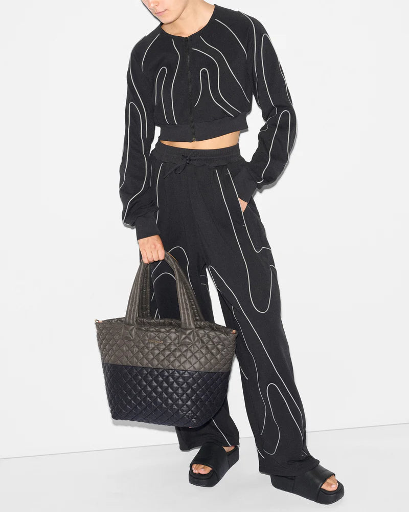 MZ Wallace Medium Metro Tote Deluxe in Black Magnet - Big Bag NY
