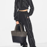 MZ Wallace Medium Metro Tote Deluxe in Black Magnet - Big Bag NY