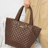 MZ Wallace Medium Metro Tote Deluxe Walnut - Big Bag NY