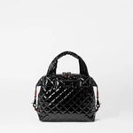 MZ Wallace Small Sutton Deluxe in Black Lacquer - Big Bag NY