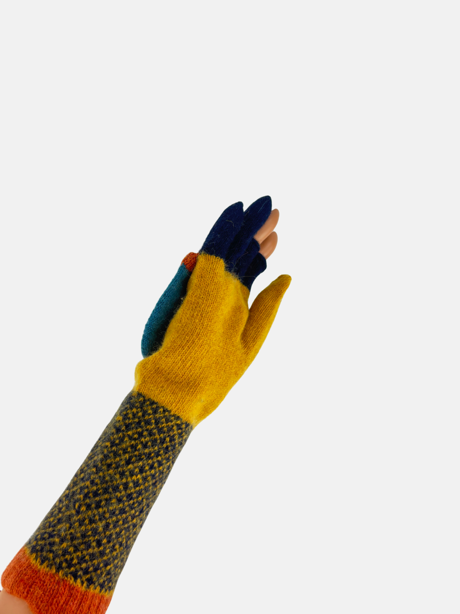 Santacana Cashmere Recycled Wool and Cashmere Long Gloves - Big Bag