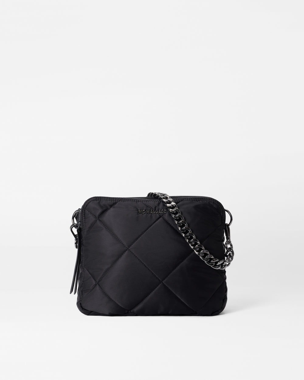 MZ Wallace Quilted Madison Crossbody in Black - Big Bag NY