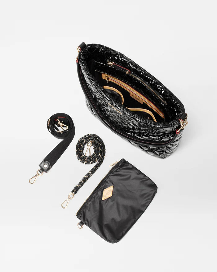 Crosby Hobo Black Lacquer - Big Bag NY