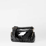 MZ Wallace Chelsea Crossbody Bag in Black Lacquer - Big Bag NY