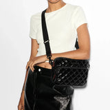 MZ Wallace Small Metro Camera Bag in Black Lacquer - Big Bag NY