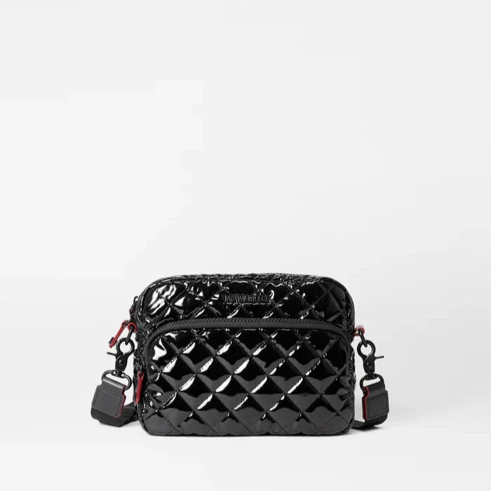 MZ Wallace Small Metro Camera Bag in Black Lacquer - Big Bag NY