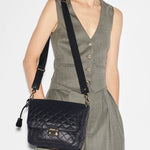 MZ Wallace Medium Crosby Lock Crossbody in Black - Big Bag NY