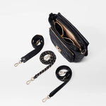 MZ Wallace Medium Crosby Lock Crossbody in Black - Big Bag NY