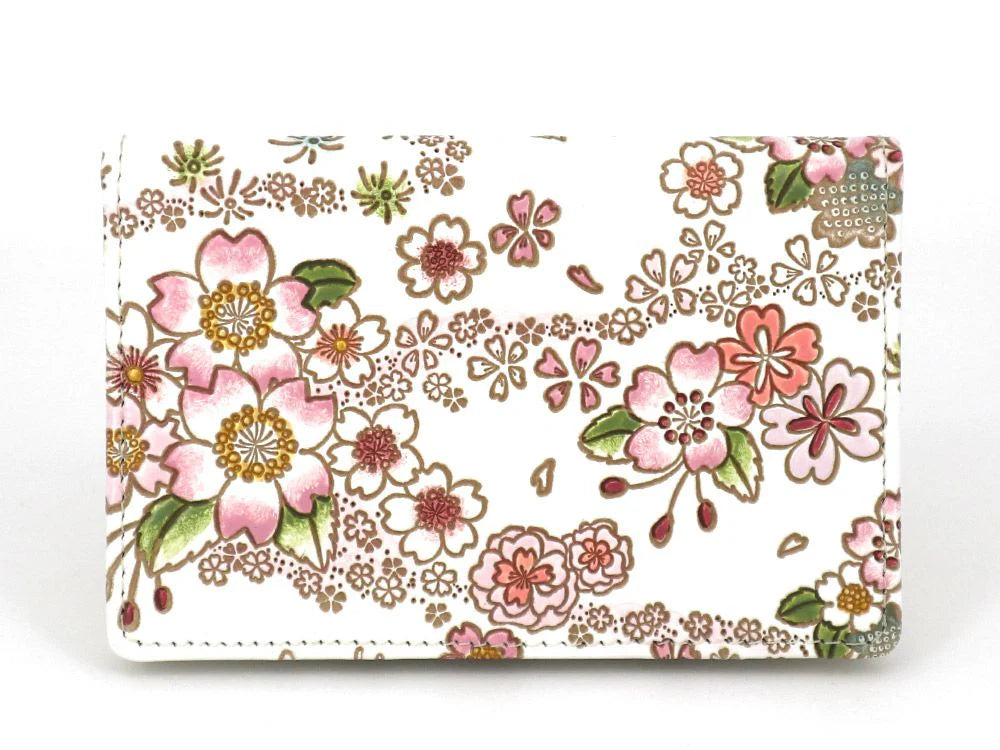 Bunkoya Oozeki Dancing Cherry Blossoms Business Card Case - Big Bag NY