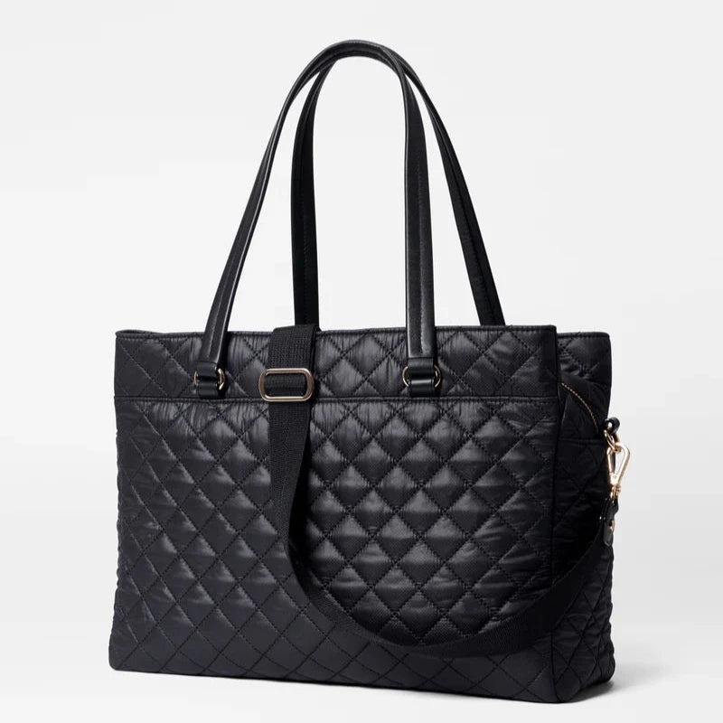MZ Wallace Black Crosby Lock Tote - Big Bag NY