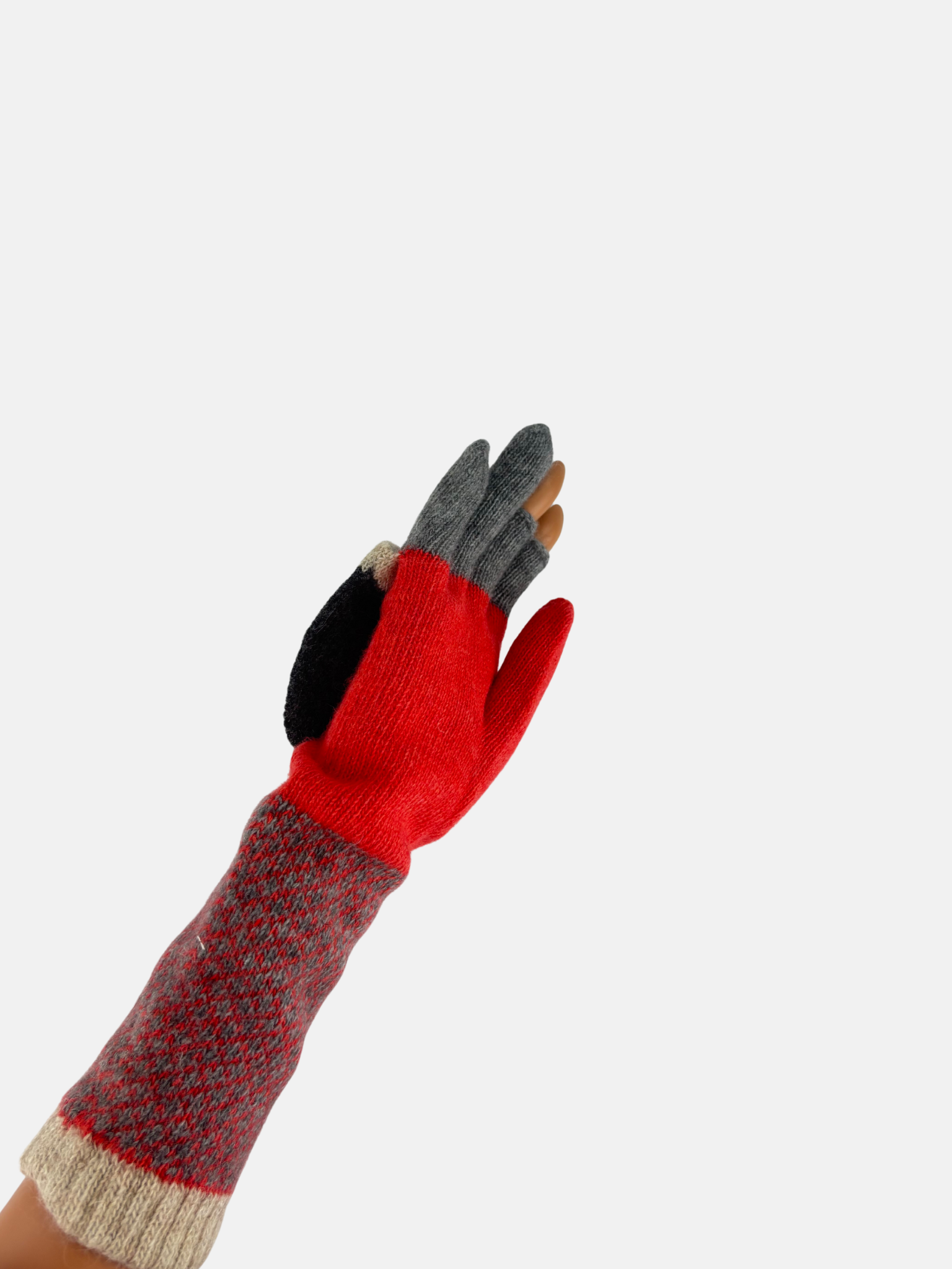 Santacana Cashmere Recycled Wool and Cashmere Long Gloves - Big Bag