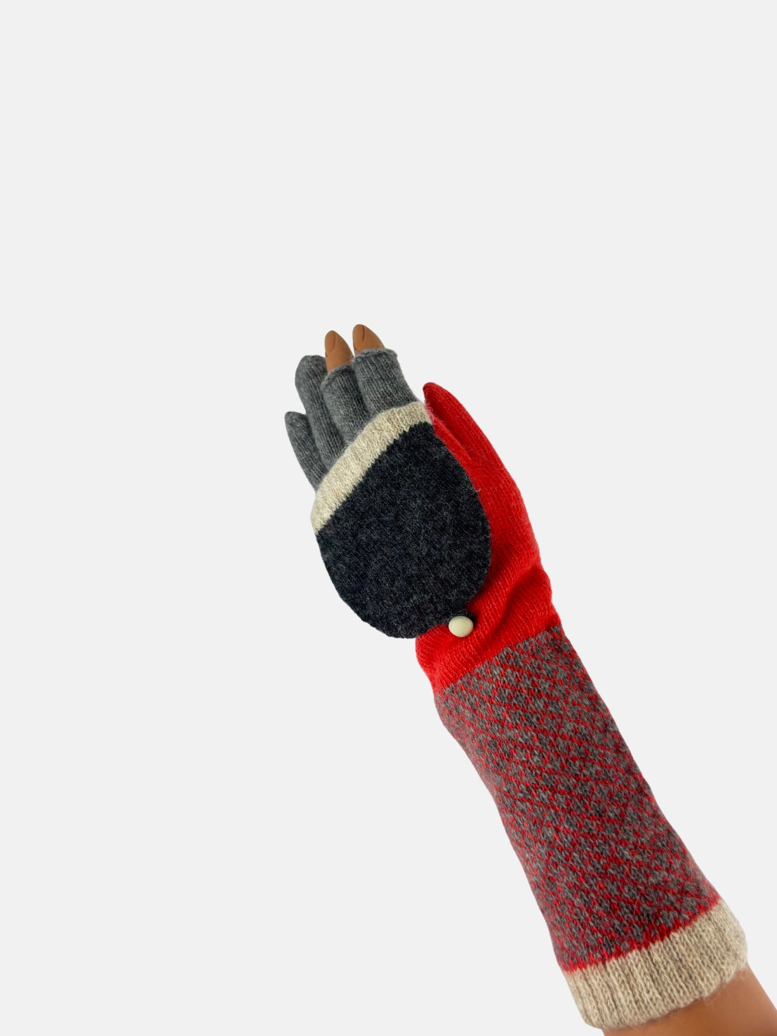 Santacana Cashmere Recycled Wool and Cashmere Long Gloves - Big Bag