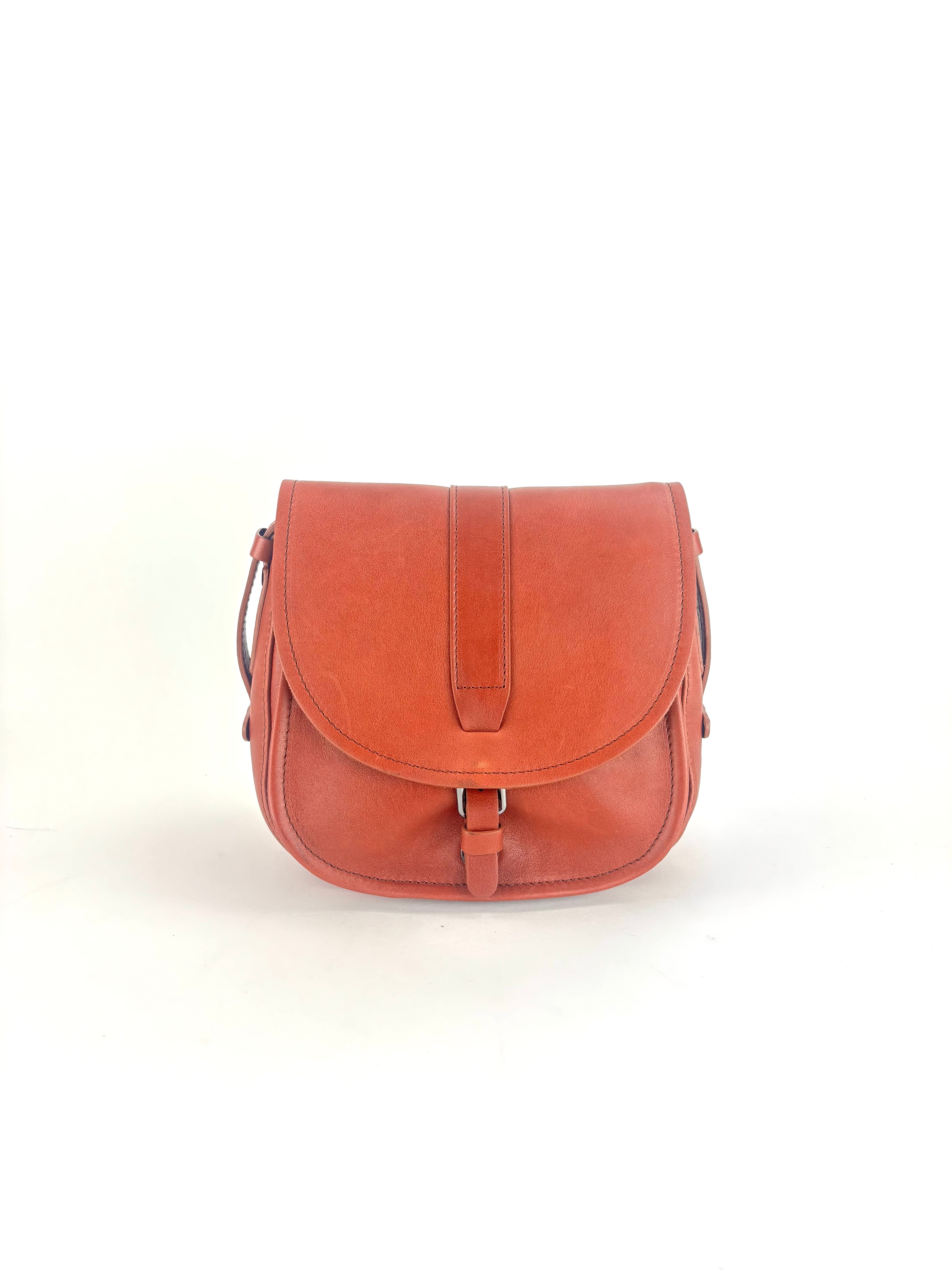 Medium Tuscan Leather Saddle Bag Cognac - Big Bag NY