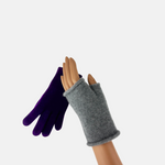 Santacana Short Wool and Cashmere Glove with Removable Fingerless Cover- Big Bag NY