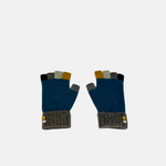 Santacana Wool and Angora Fingerless Multicolor Glove - Big Bag NY