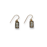 Black Pave Diamond Drop Earrings