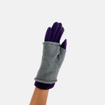 Santacana Short Wool and Cashmere Glove with Removable Fingerless Cover- Big Bag NY