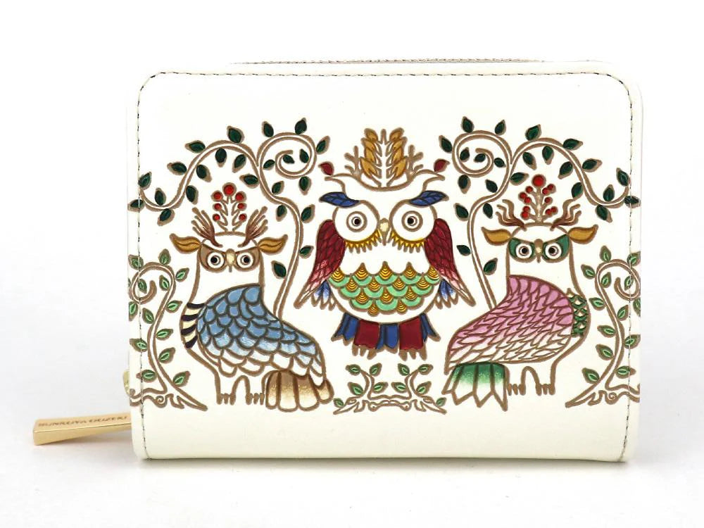 Owls Zippered Bifold Wallet - Big Bag NY