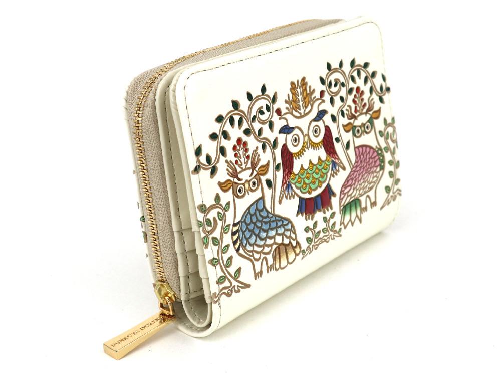 Owls Zippered Bifold Wallet - Big Bag NY