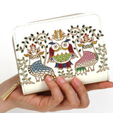 Owls Zippered Bifold Wallet - Big Bag NY