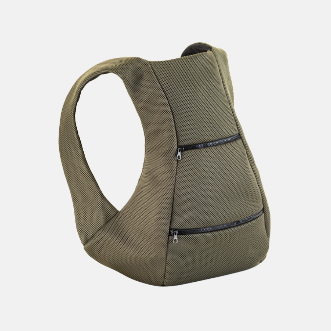 InZu Pod Pack Backpack in Mesh Dots Soft Olive - Big Bag NY