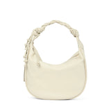 Visona Braided Leather Hobo Tassel Medium Round Hobo