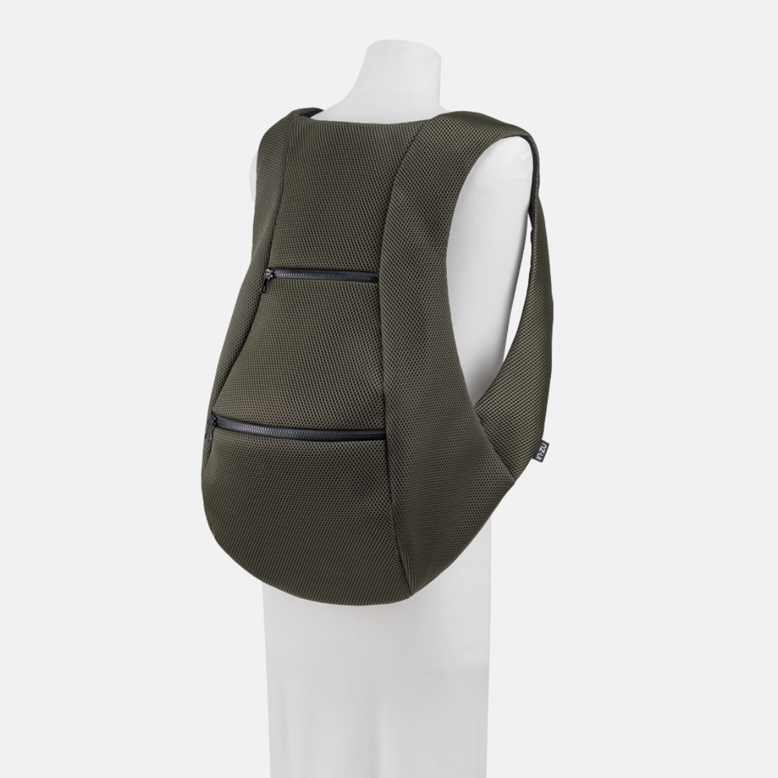 InZu Pod Pack Backpack in Mesh Dots Soft Olive - Big Bag NY