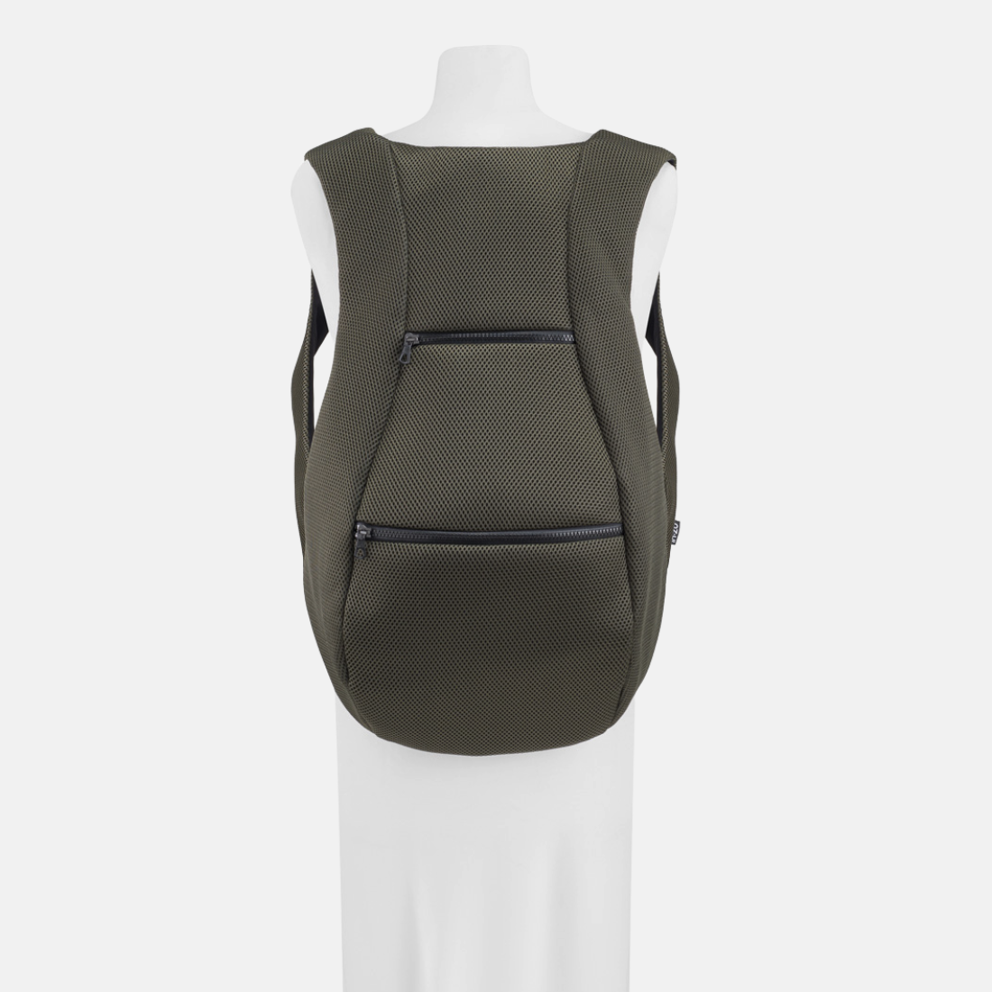 InZu Pod Pack Backpack in Mesh Dots Soft Olive - Big Bag NY