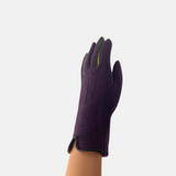 Black L'Apero BOURGET Texting Gloves Purple - Big Bag NY