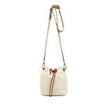 Gianni Chiarini Asia Leather Mini Tote with Drawstring Insert - Big Bag NY