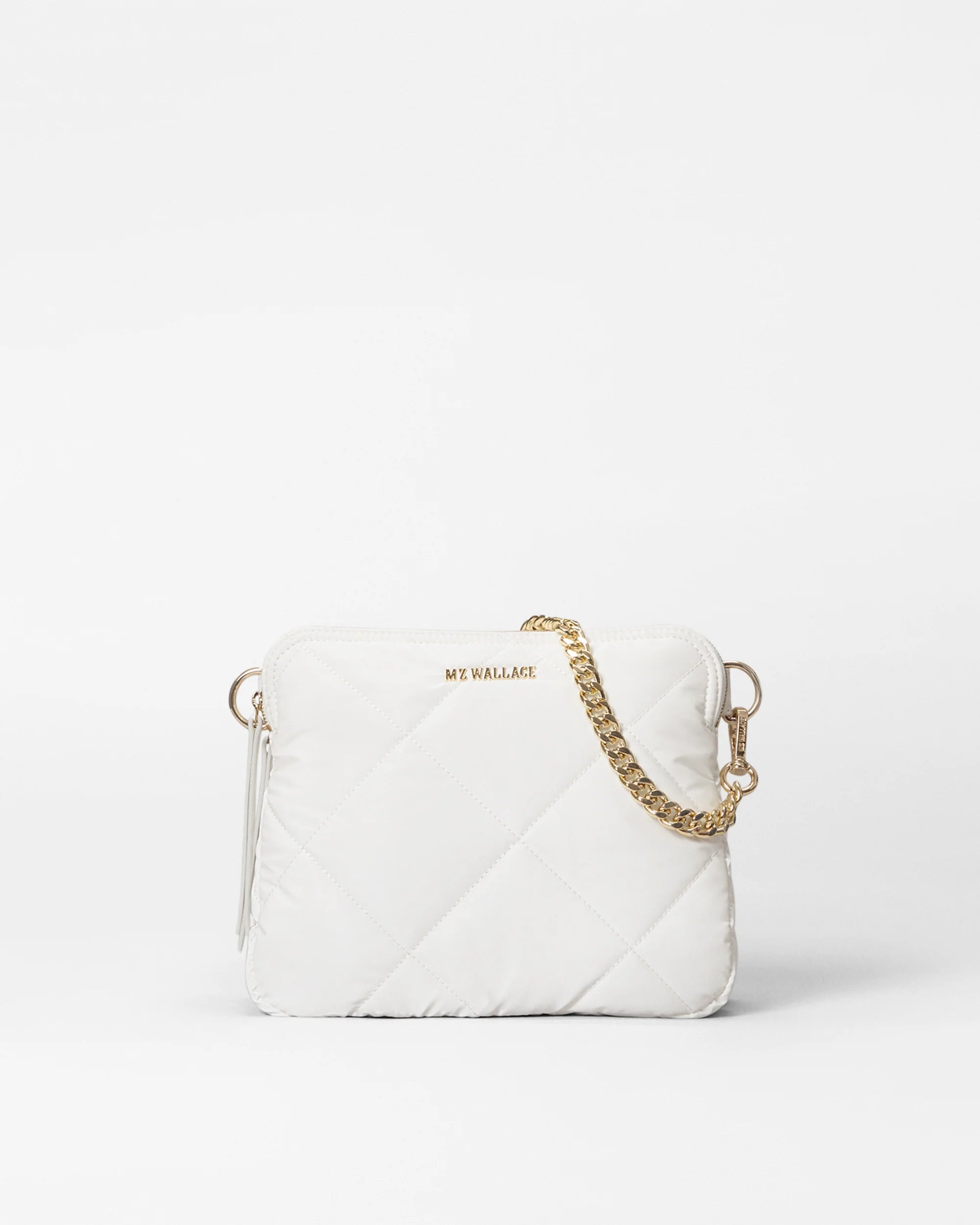 MZ Wallace Quilted Madison Crossbody Liquid Chalk - Big Bag NY