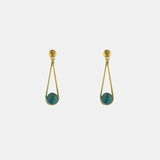 Mini Ipanema Drop Earrings Teal