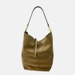 Gianni Chiarini Vanessa Large Suede Perforated Bucket Bag - Big Bag NY