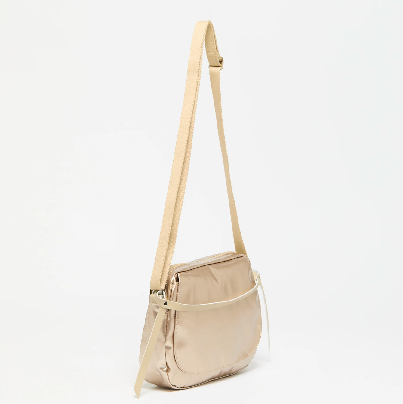 Jack Gomme HAPPY Original Light Shoulder Bag Nacre - Big Bag NY