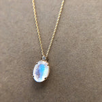 Ginza Biggee Necklace in Moonstone - Big Bag NY