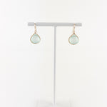 Lina's Simple Teardrop Earring  Blue Chalcedony - Big Bag NY