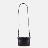 Rehard Crosstitched Bow Small Crossbody in Brown