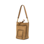 Gianni Chiarini Vanessa Suede Mini Bag Brown - Big Bag NY