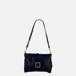 Campomaggi ELGA Studded Medium Flap Shoulder Bag in Black - Big Bag NY