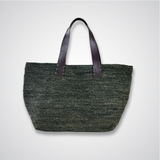 Sovani Assia Extra Large Raffia Tote Kaki - Big Bag NY