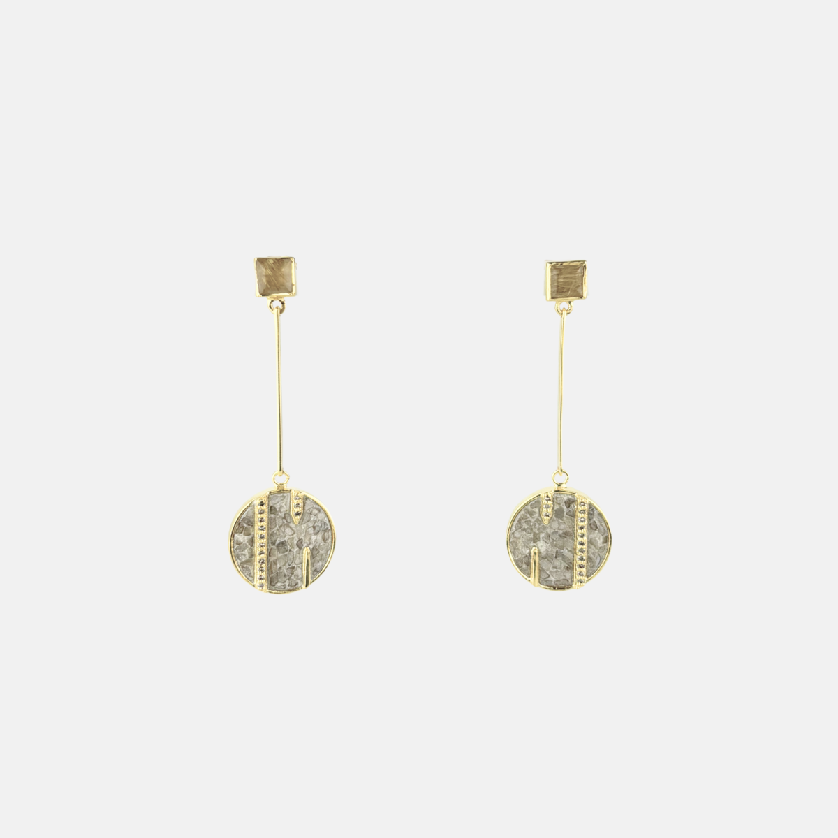 Shana Gulati Rumeli 18K Gold Vermeil Earrings - BIG BAG NY