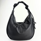 Plinio Visona Braided Strap Hobo Tassel Medium Round Bag - Big Bag NY