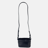Rehard Crosstitched Bow Small Crossbody in Black